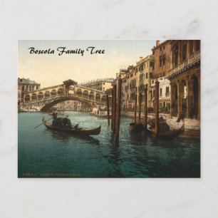 Cartão Postal Ponte Rialto I, Veneza, Itália