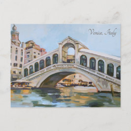 Cartão Postal Ponte Rialto | Veneza, Itália