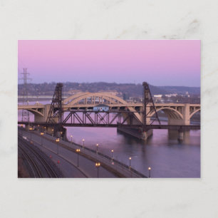 Cartão Postal Ponte Robert Street em Dusk