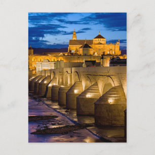 Cartão Postal Ponte romana sobre o rio Guadalquivir em Córdova