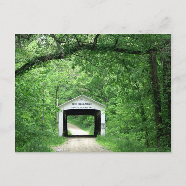 Cartão Postal Ponte Rush Creek (Frente)