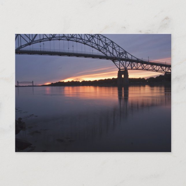 Cartão Postal Ponte Sagamor sobre o canal Cape Cod, 2 (Frente)