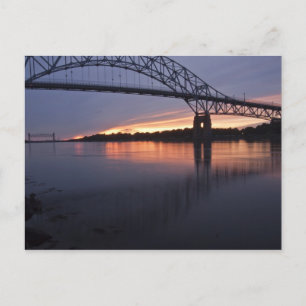 Cartão Postal Ponte Sagamor sobre o canal de Cape Cod, 2