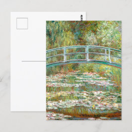 Cartão Postal Ponte sobre Lilões de Água | Claude Monet |