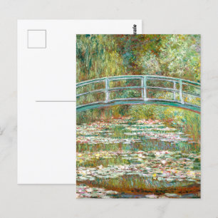 Cartão Postal Ponte sobre Lilões de Água   Claude Monet  