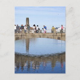 Cartão Postal Ponte Sobre O Lago Asbury Park NJ