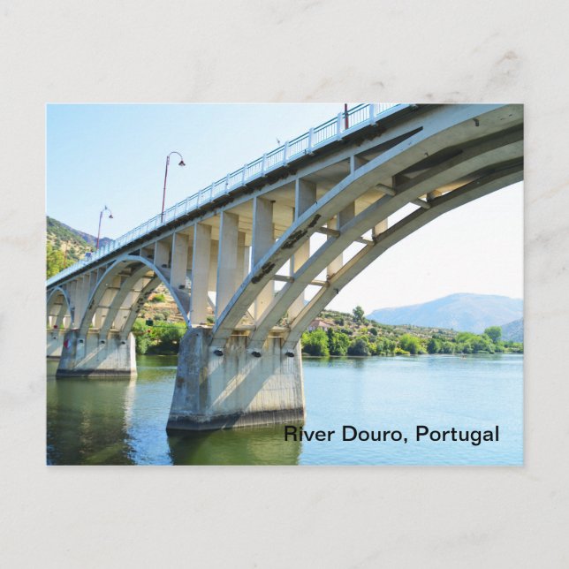 Cartão Postal Ponte sobre o rio Douro, Portugal (Frente)