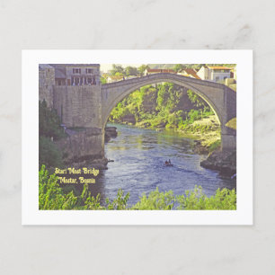 Cartão Postal Ponte Stari Most, Mostar, Bósnia