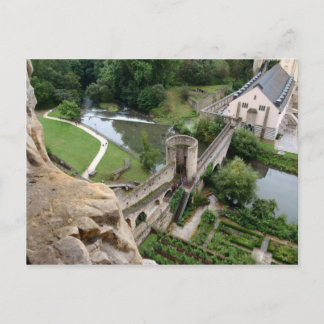 Cartão Postal Ponte Stierchen fora dos casamatos rochosos