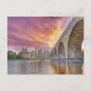 Cartão Postal Ponte Stone Arch