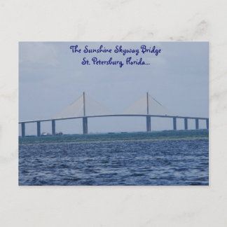 Cartão Postal Ponte Sunshine Skyway
