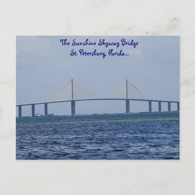 Cartão Postal Ponte Sunshine Skyway (Frente)