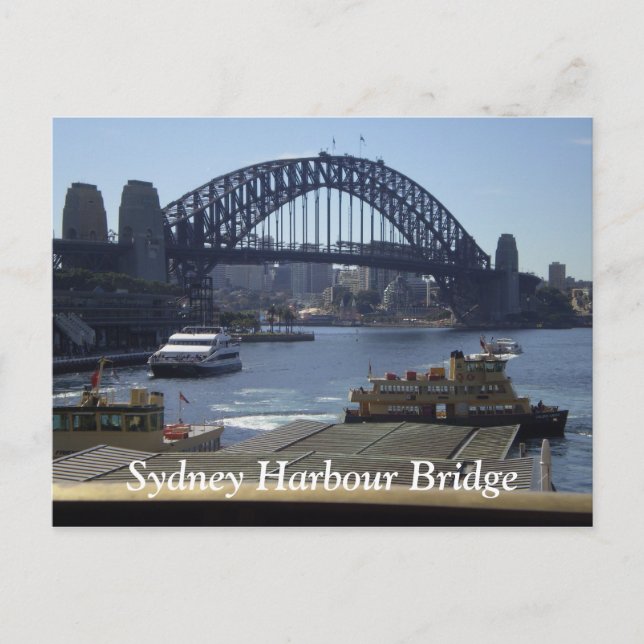 Cartão Postal Ponte Sydney Harbor (Frente)