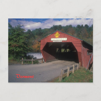 Cartão Postal Ponte Taftsville Vermont