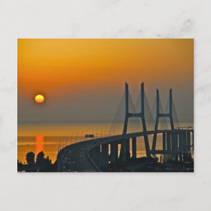 Cartão Postal Ponte Vasco da Gama Lisboa Portugal