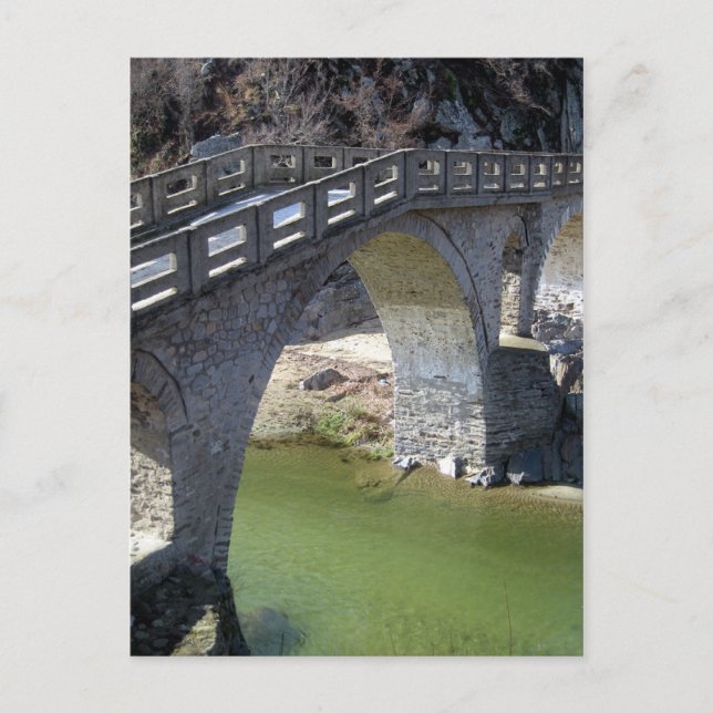 Cartão Postal ponte velha (Frente)