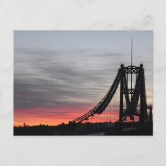 Cartão Postal Ponte Waldo-Hancock