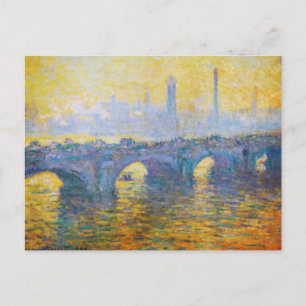 Cartão Postal Ponte Waterloo, Clima das Cinzas, 1900 Claude Mone