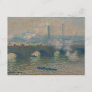 Cartão Postal Ponte Waterloo, Dia da Cinza, 1903 (petróleo na c