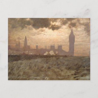 Cartão Postal Ponte Westminster - Giuseppe de Nittis