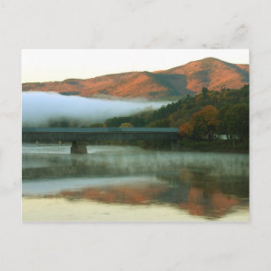Cartão Postal Ponte Windsor Cornish Monte Ascutney Sunrise