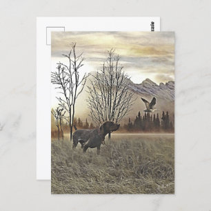 Cartão Postal Ponteiros abreviados alemães