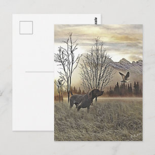 Cartão Postal Ponteiros abreviados alemães