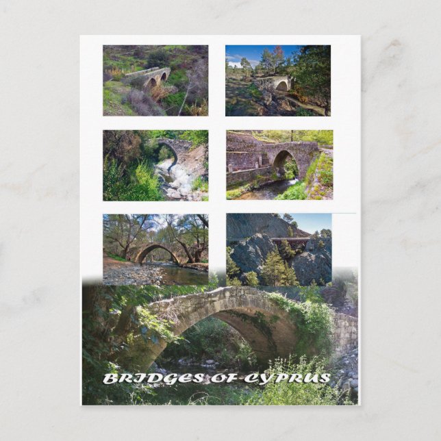 Cartão Postal Pontes de Chipre (Frente)