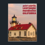 Cartão Postal Ponto Cabrillo LIGHTHOUSE MENDOCINO Sunset Viagem<br><div class="desc">Olá! Espero que goste desta foto que eu capturei. Sinta-se livre para adicionar seu próprio texto! Procure mais no meu compro.</div>