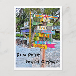 CARTÃO POSTAL PONTO DE CRUZAMENTO COLORIDO (PAÍSES), GR.CAYMAN