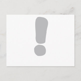 Cartão Postal Ponto de exclamação!