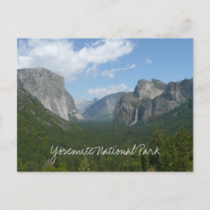 Cartão Postal Ponto de Inspiração no Parque Nacional de Yosemite