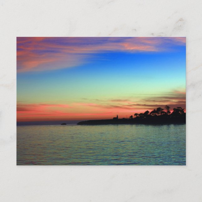 Cartão Postal Ponto de Luz, Papais noeis Cruz, CA (Frente)