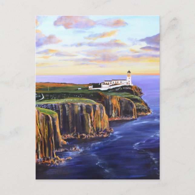 Cartão Postal Ponto de Neist - Ilha de Skye (Frente)