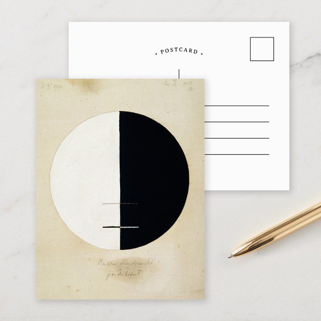 Cartão Postal Ponto de Vista dos Budas Vida Terrena | Hilma af K (Criador carregado)