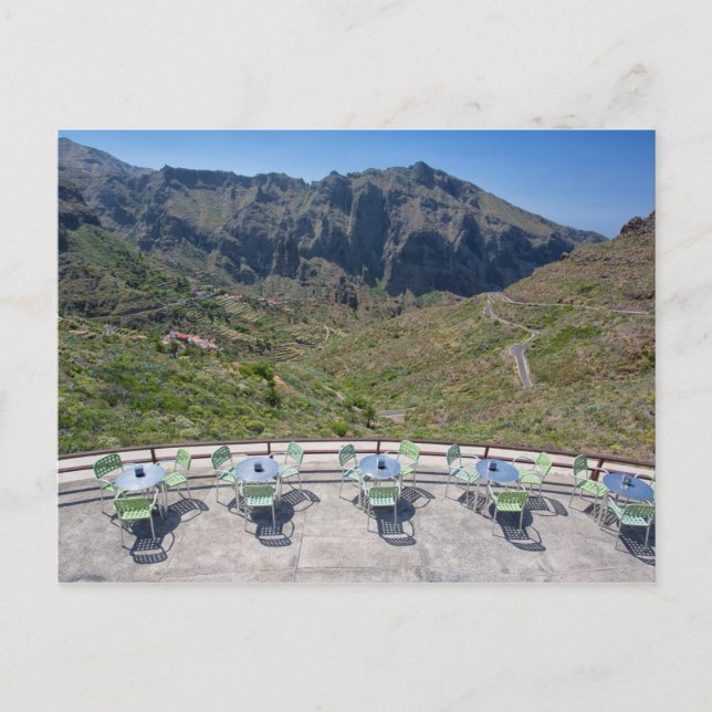 Cartão Postal Ponto de Vista Montanhas Teno (Frente)