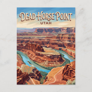 Cartão Postal Ponto do Cavalo Morto Moab Utah