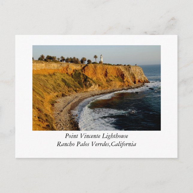 Cartão Postal Ponto Vincente Lighthouse (Frente)