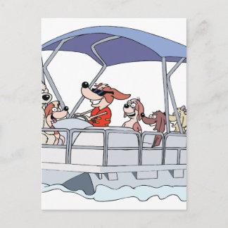 Cartão Postal Pontoon Boat