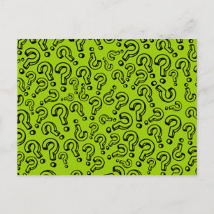 Cartão Postal Pontos de interrogação