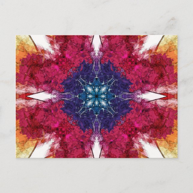 Cartão Postal Pontos de simetria (Frente)