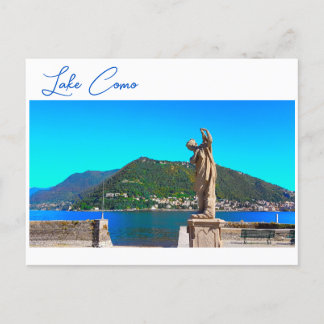 Cartão Postal Pontos de Vista da Montanha do Lago Como Itália