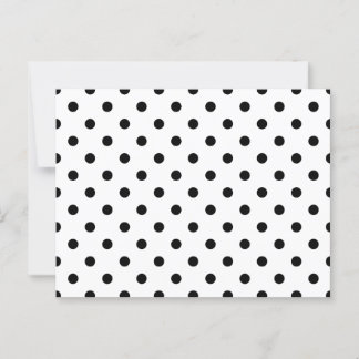 Cartão Postal Pontos Pretos Polka