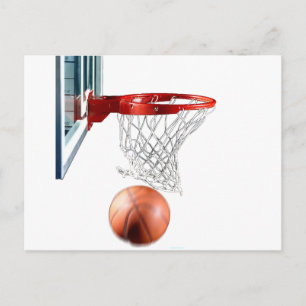 Cartão Postal Pontuação de Basquete