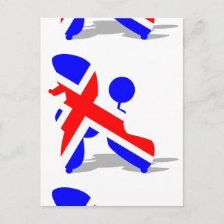 Cartão Postal Poodle britânico