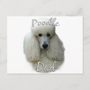Cartão Postal Poodle (wht) Pai 2