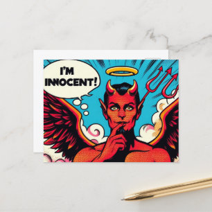 Cartão Postal Pop Art Innocent Devil