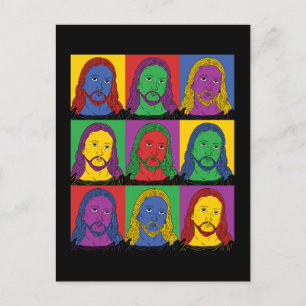 Cartão Postal Pop Art Jesus