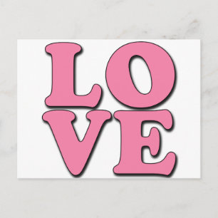 CARTÃO POSTAL POP ART LOVE