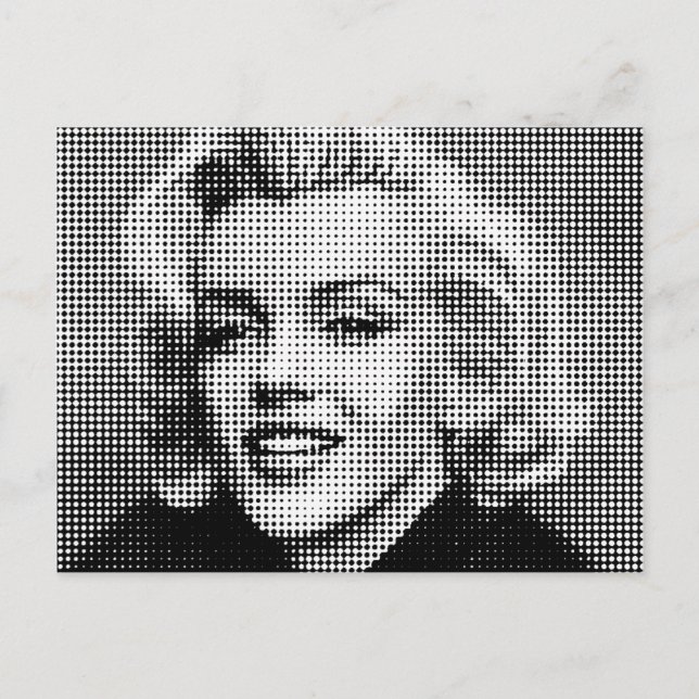 Cartão Postal Pop Art Marilyn (Frente)